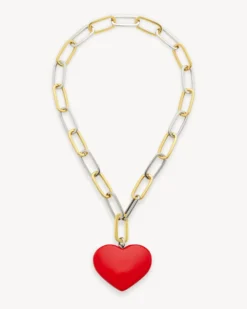 Grande Heart Pendant Necklace