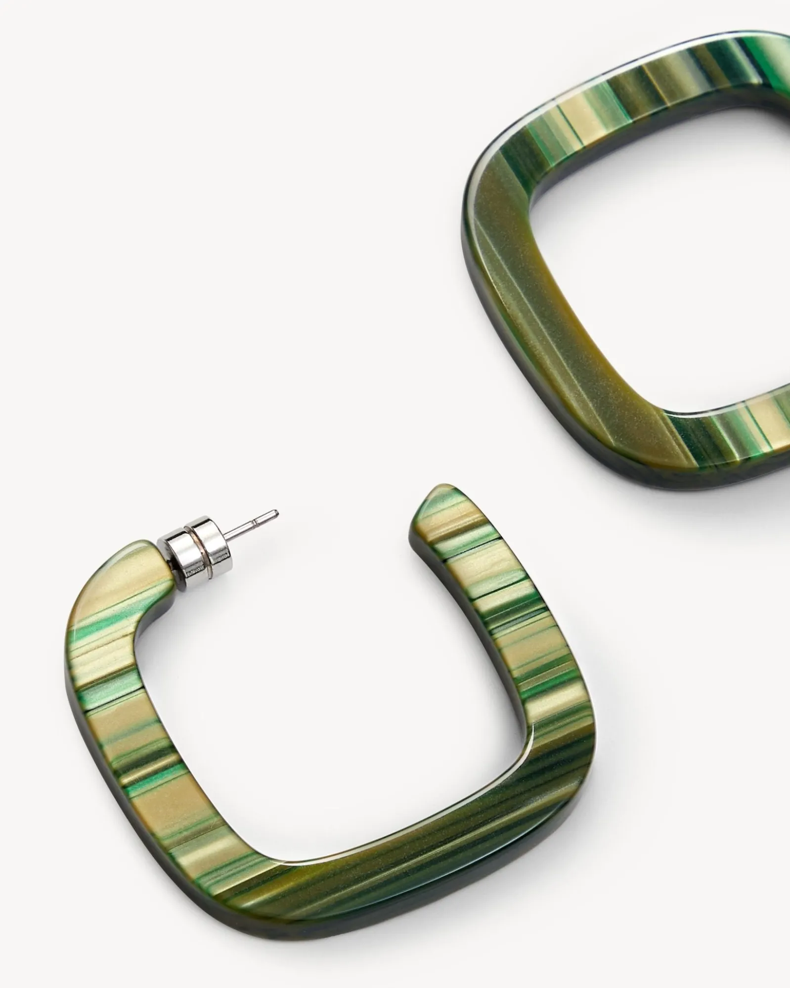 Midi Square Hoops