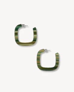 Midi Square Hoops