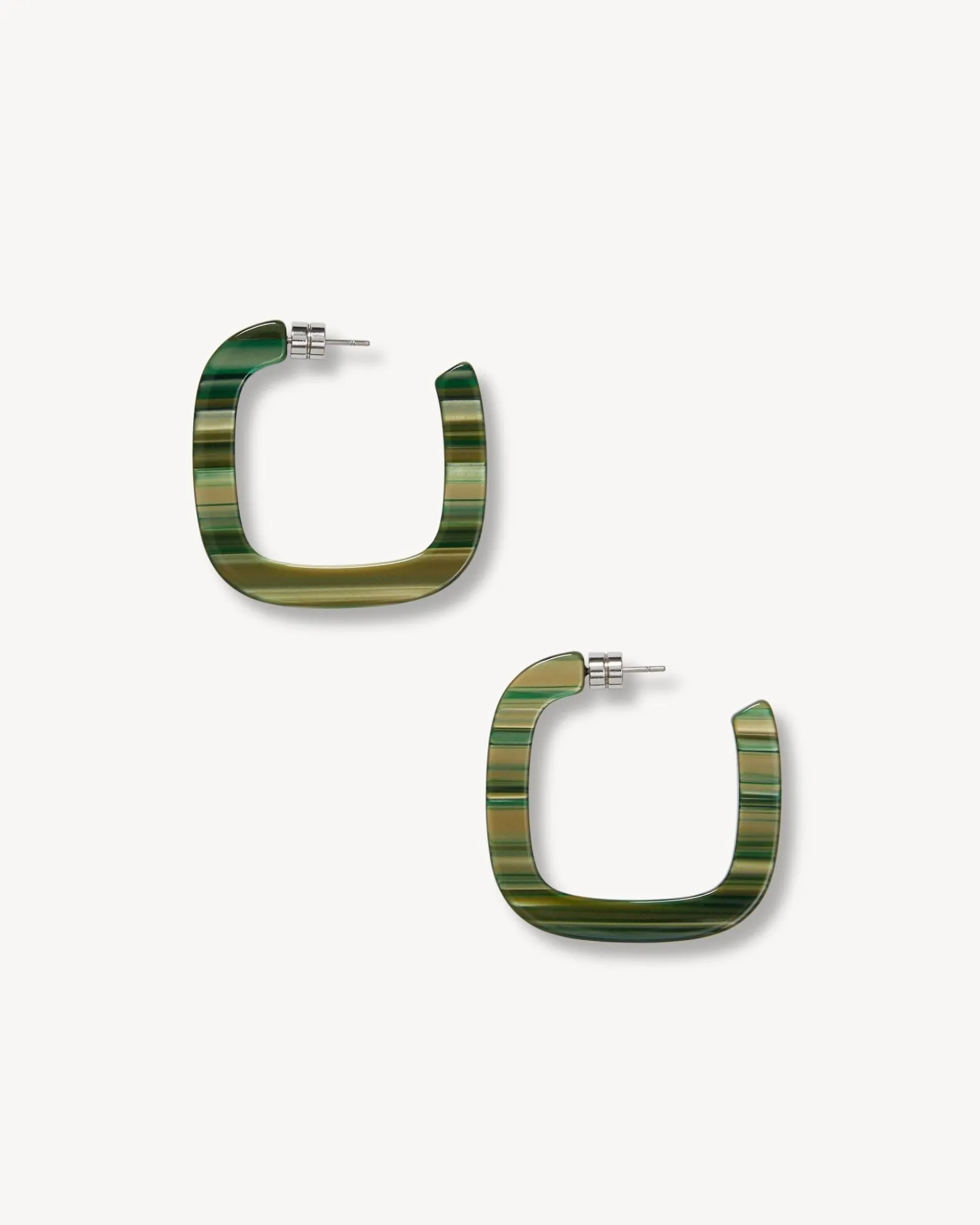 Midi Square Hoops