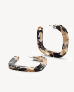 Midi Square Hoops