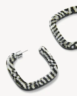 Midi Square Hoops