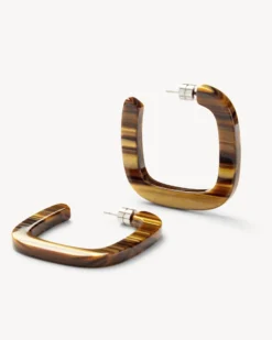 Midi Square Hoops