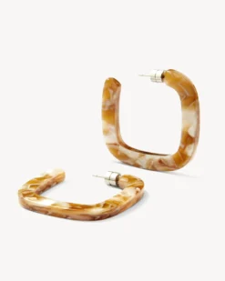 Midi Square Hoops