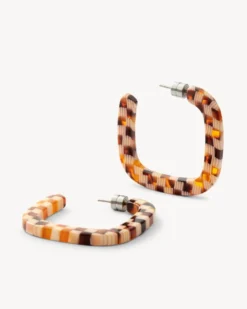 Midi Square Hoops