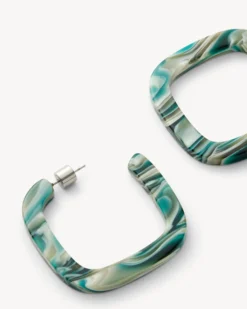 Midi Square Hoops