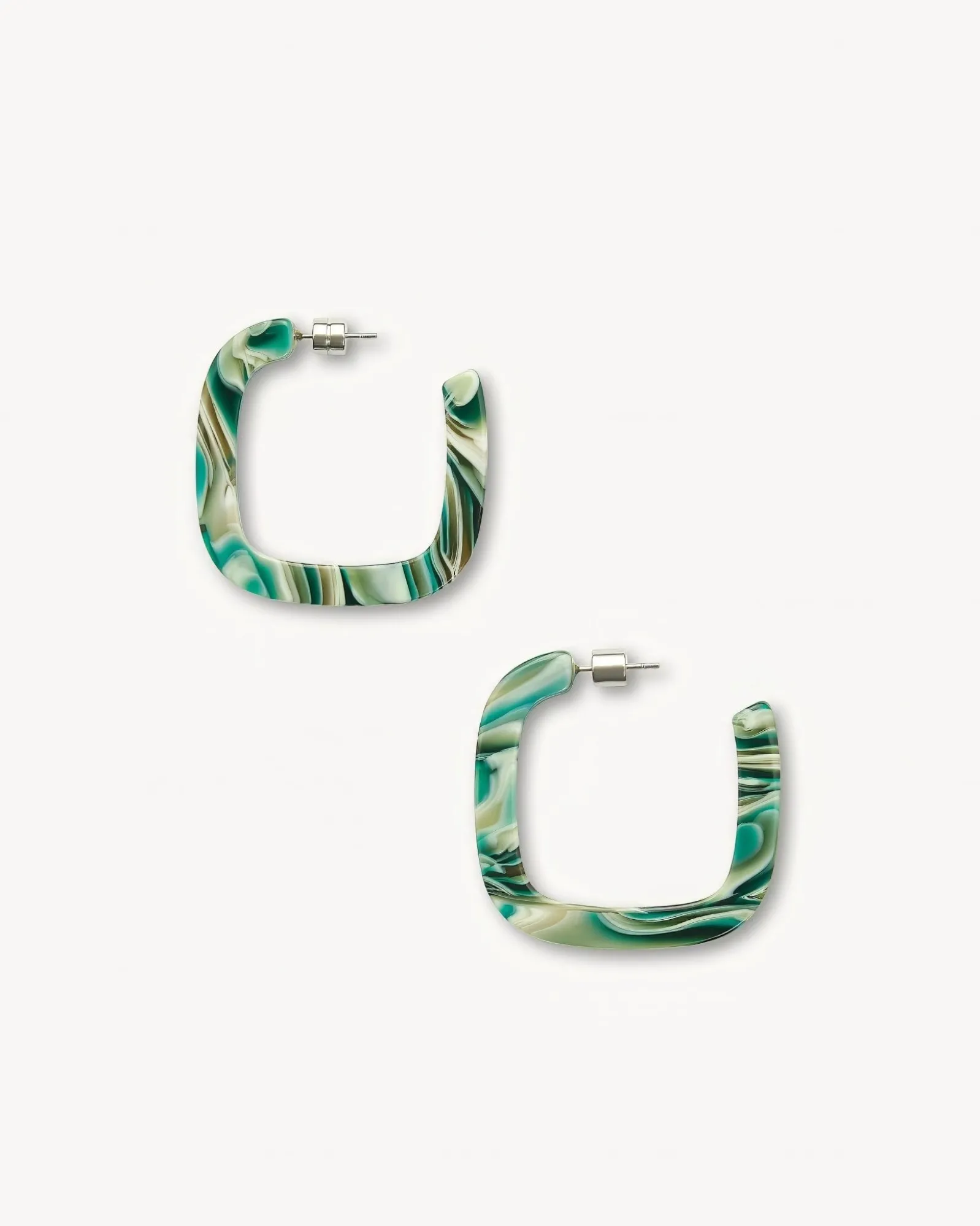 Midi Square Hoops