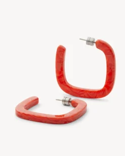 Midi Square Hoops