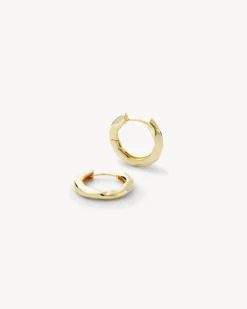 Petite Wavy Hoops