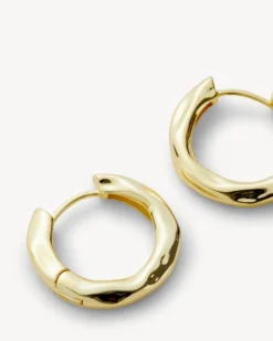Petite Wavy Hoops