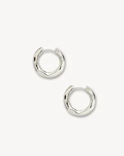 Petite Wavy Hoops