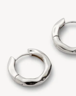 Petite Wavy Hoops
