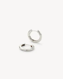 Petite Wavy Hoops