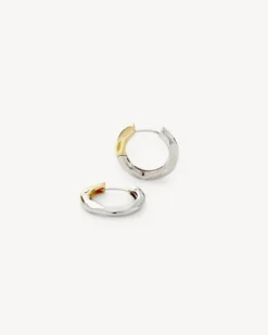 Petite Wavy Hoops