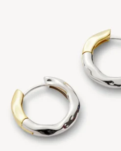 Petite Wavy Hoops
