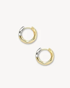 Petite Wavy Hoops